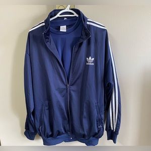 Lot of 2 Adidas Jacket and Long Sleeve T- Shirt Size L/XL Men